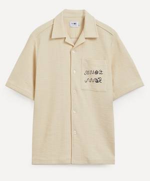 Julio 3520 Cotton-Blend Bouclé Yarn Shirt