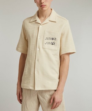 NN07 - Julio 3520 Cotton-Blend Bouclé Yarn Shirt image number 2