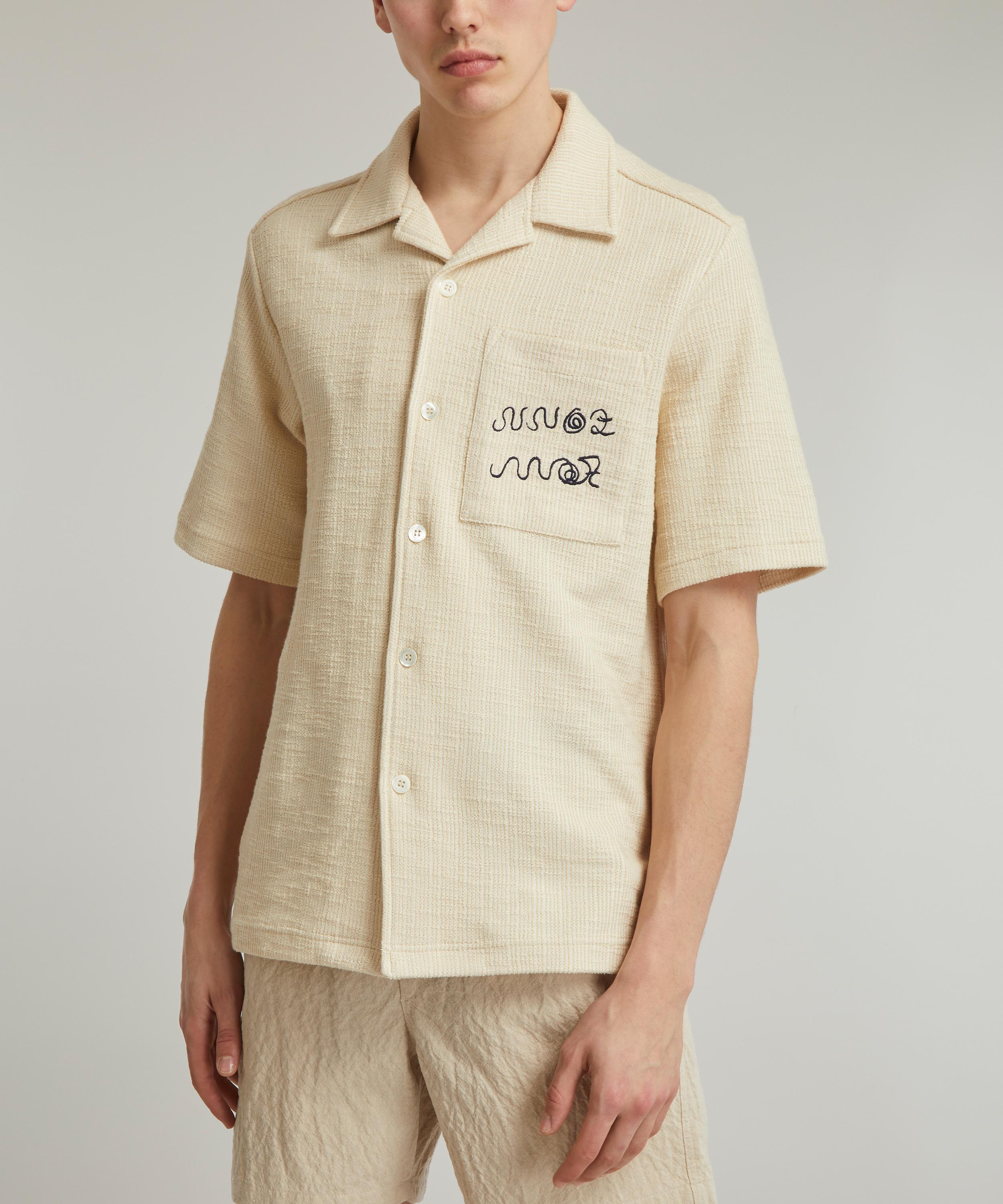 NN07 Julio 3520 Cotton-Blend Bouclé Yarn Shirt | Liberty