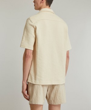 NN07 - Julio 3520 Cotton-Blend Bouclé Yarn Shirt image number 3