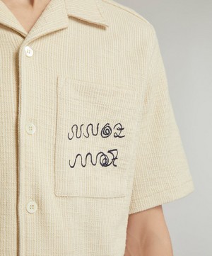 NN07 - Julio 3520 Cotton-Blend Bouclé Yarn Shirt image number 4