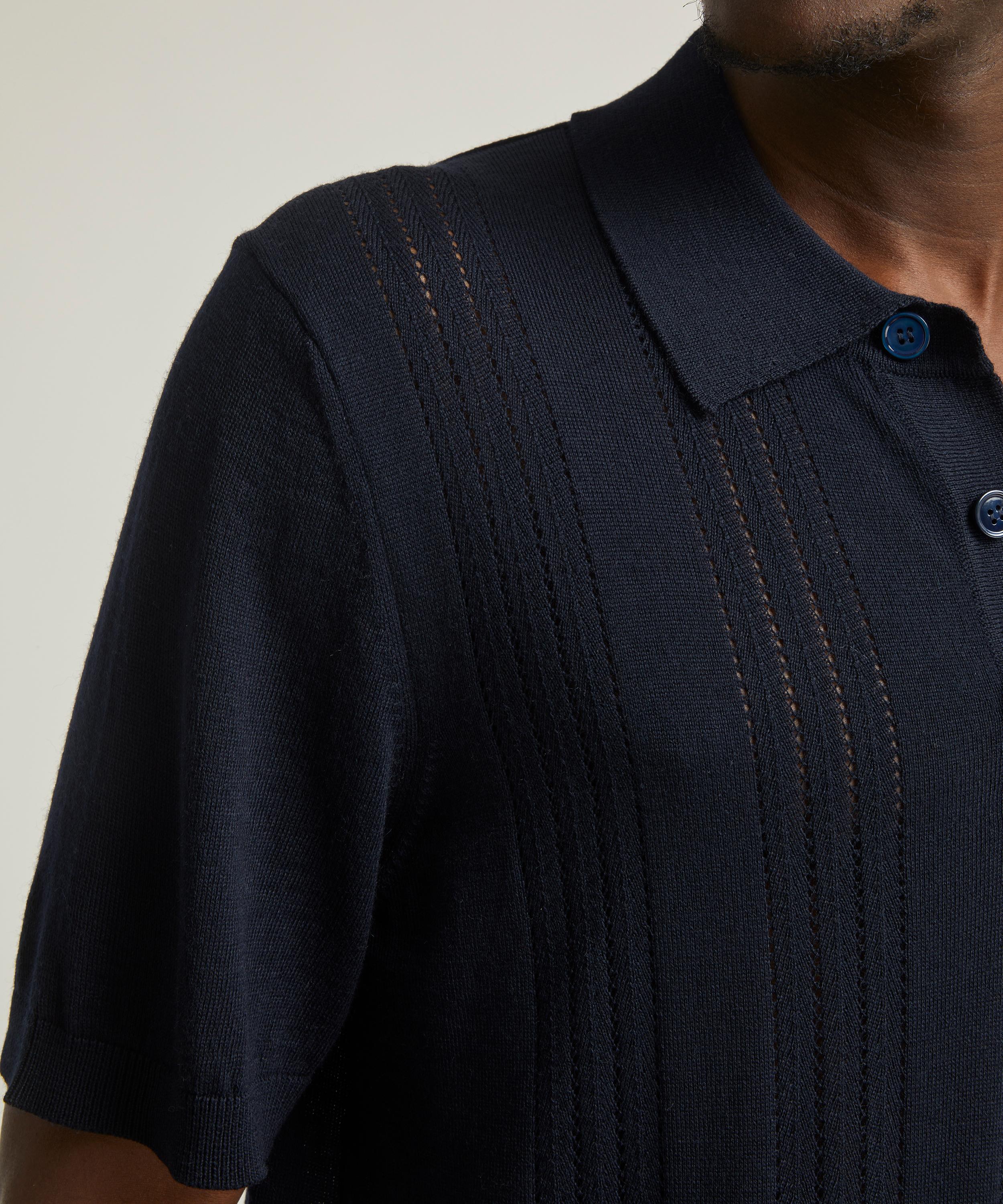 NN07 - Thor 6539 Wool Blend Polo Top image number 4