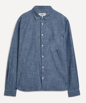 YMC - Earth Curtis Chambray Shirt image number 0