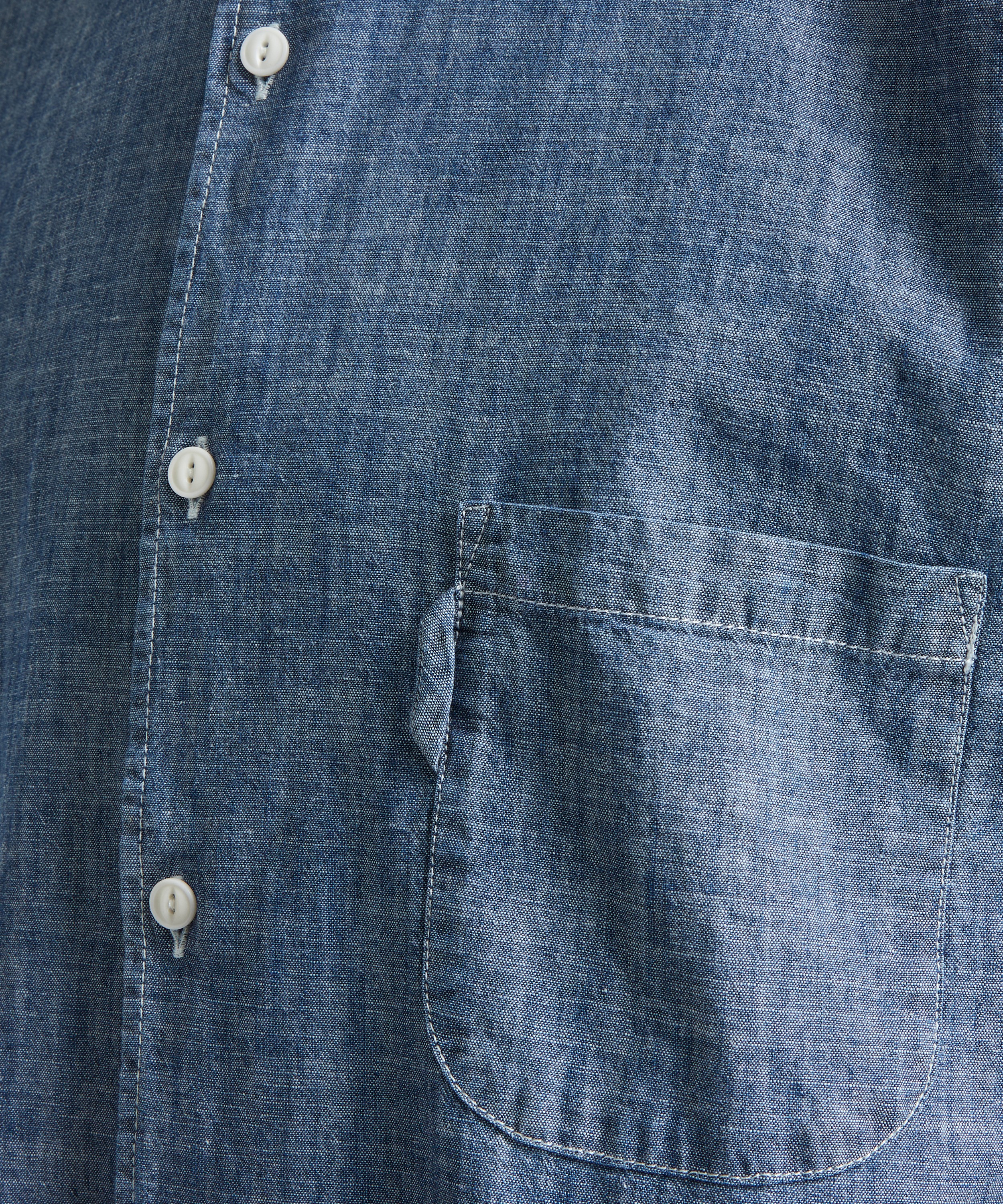 YMC - Earth Curtis Chambray Shirt image number 4