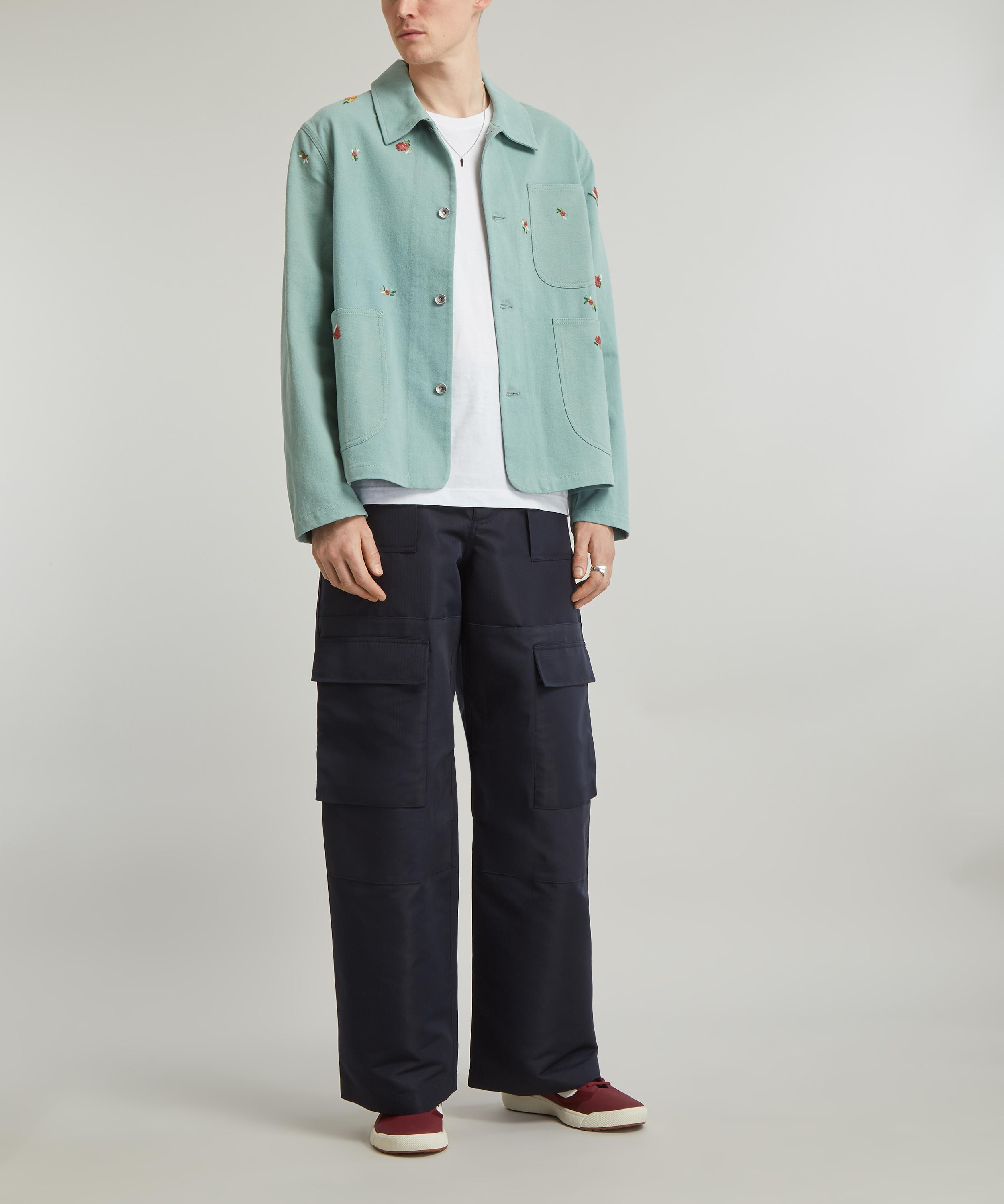 YMC Floral-Embroidered Labour Chore Jacket | Liberty