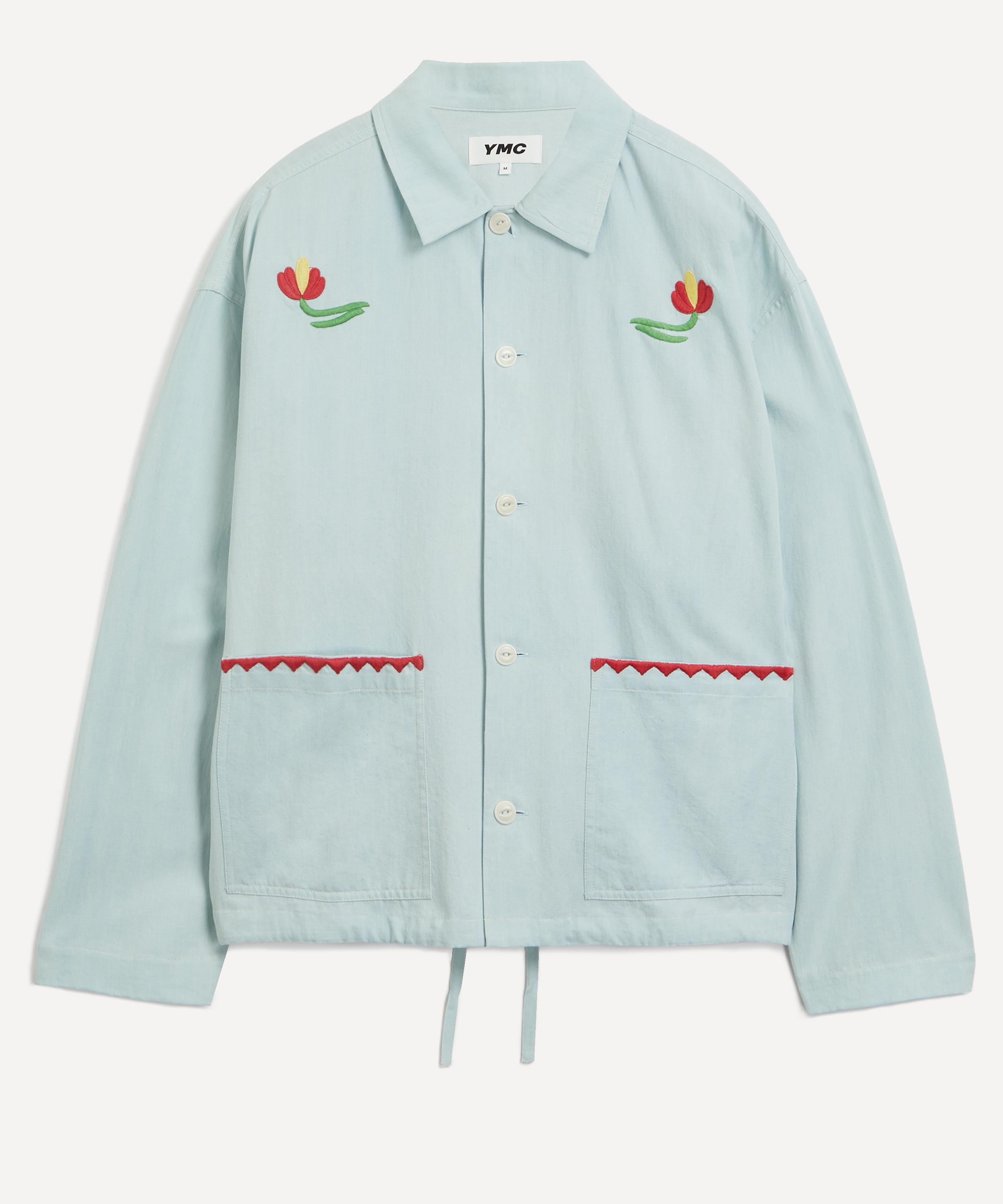 YMC - Floral Embroidered PJ Shirt image number 0