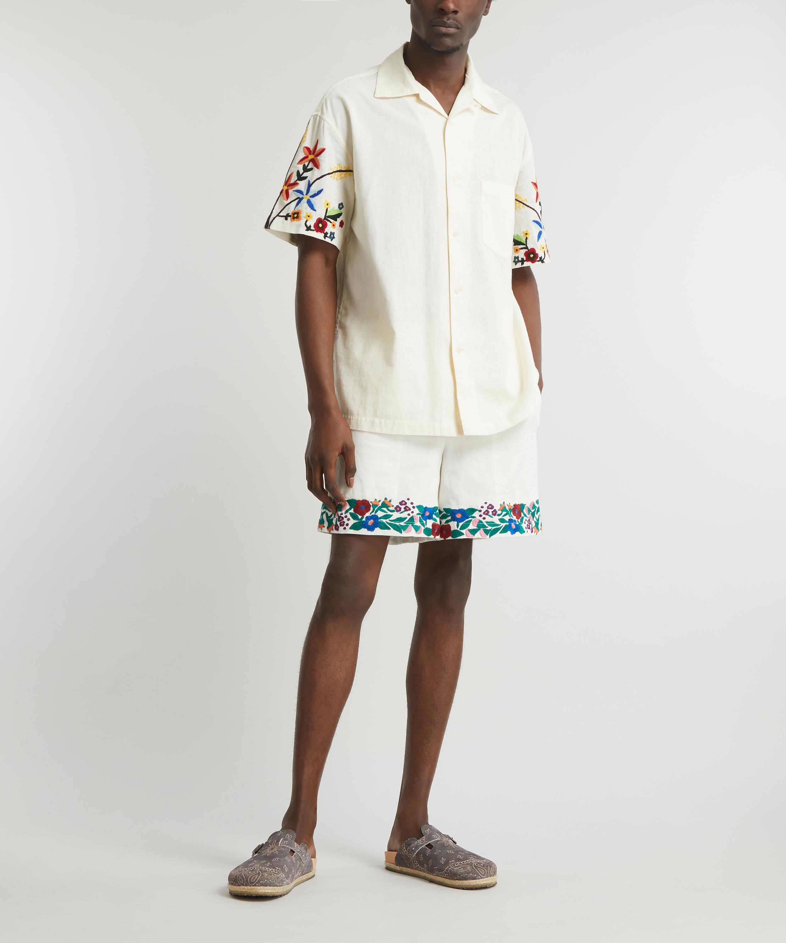 YMC - Idris Embroidered Shirt image number 1