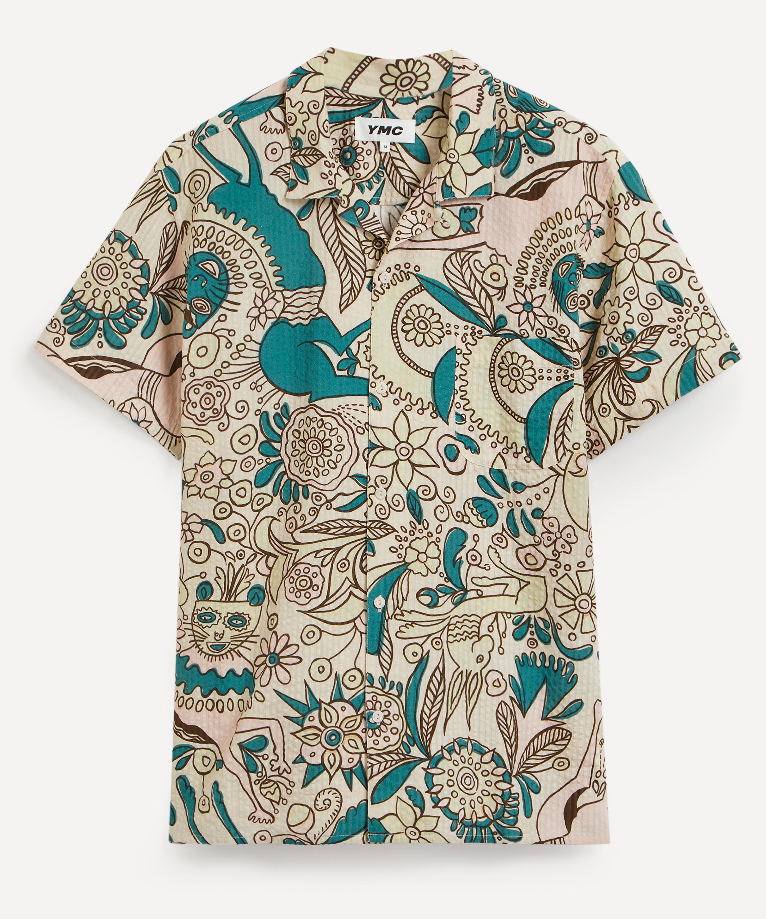 YMC - Malick Animal-Print Shirt image number 0