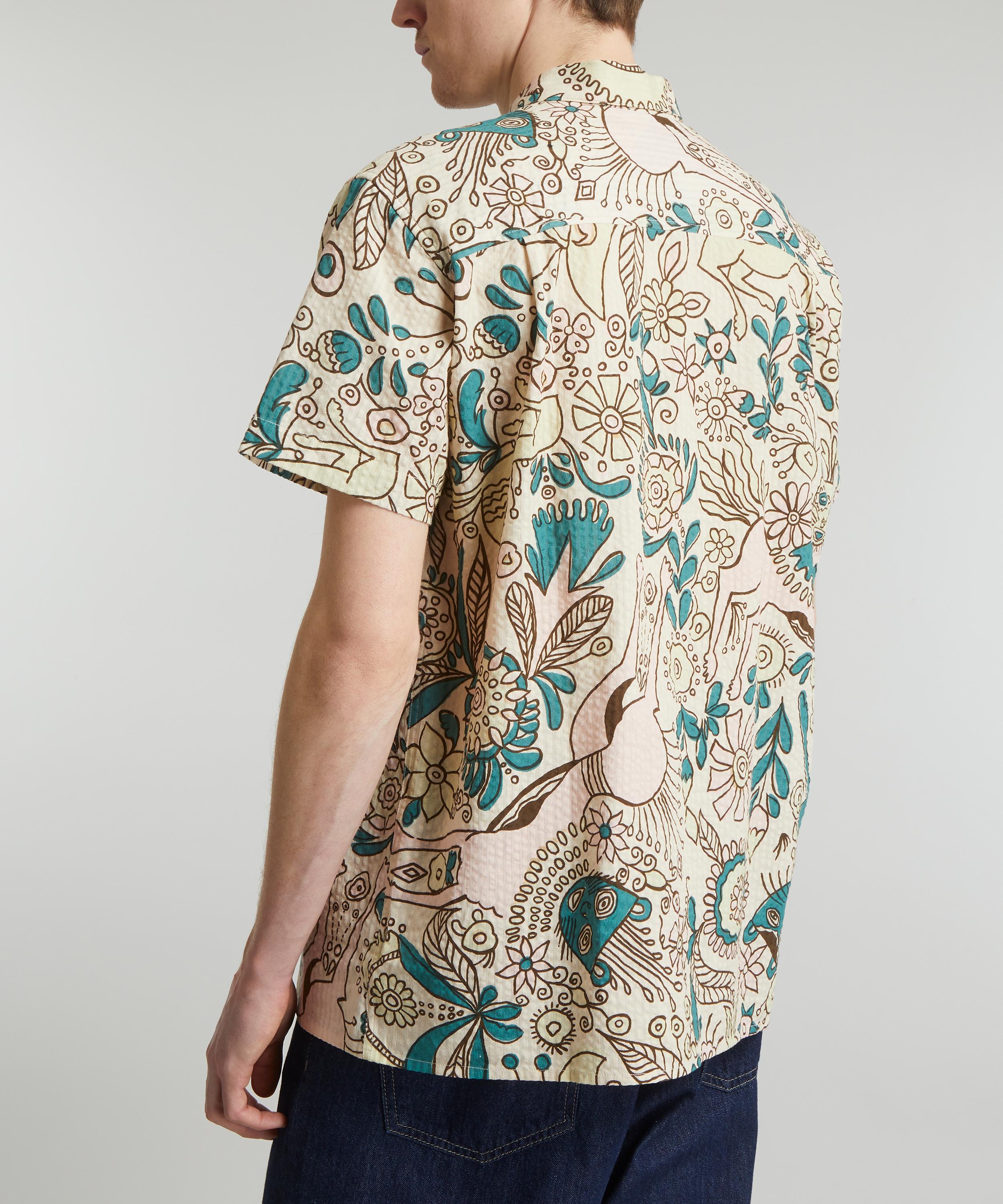 YMC - Malick Animal-Print Shirt image number 3