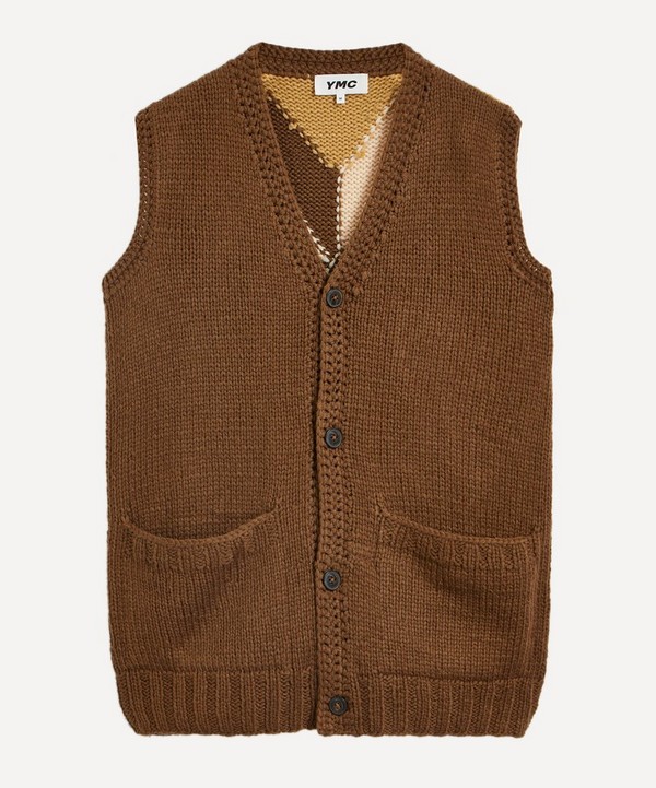 YMC - Appalachian Hand-Knitted Waistcoat image number null