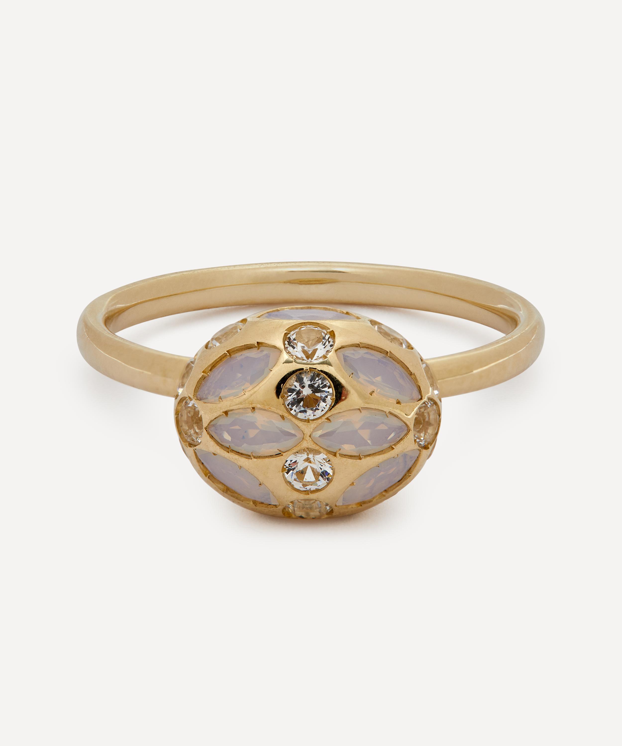 Louis Vuitton Colour Blossom Mini Sun Ring, Pink Gold, White