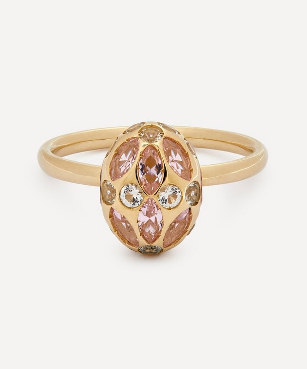 Liberty - 9ct Gold Aragon Pink Opal Ring image number null