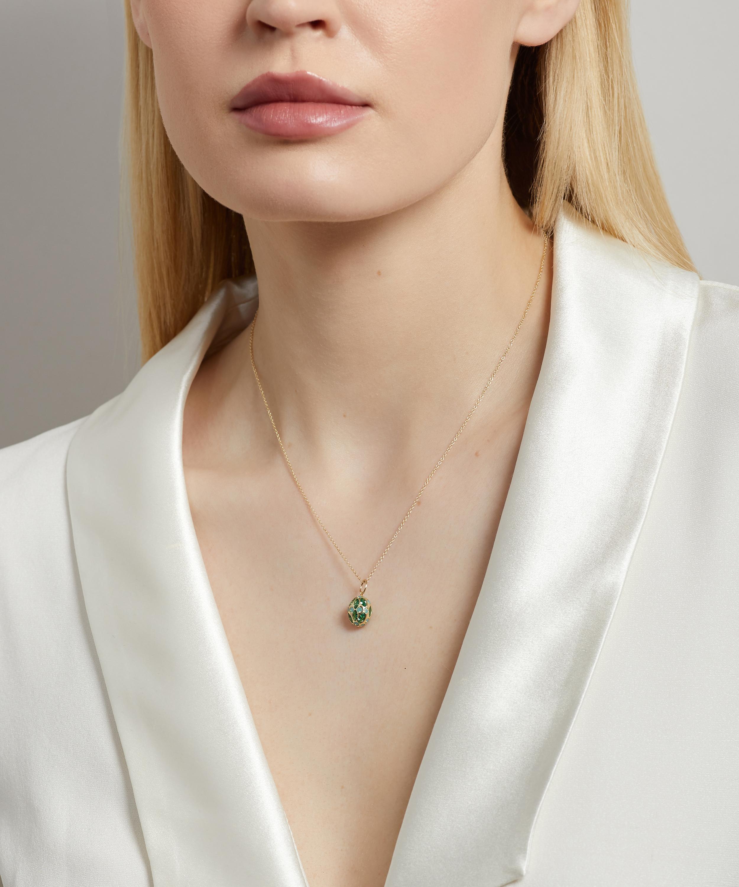 Tsavorite necklace sale