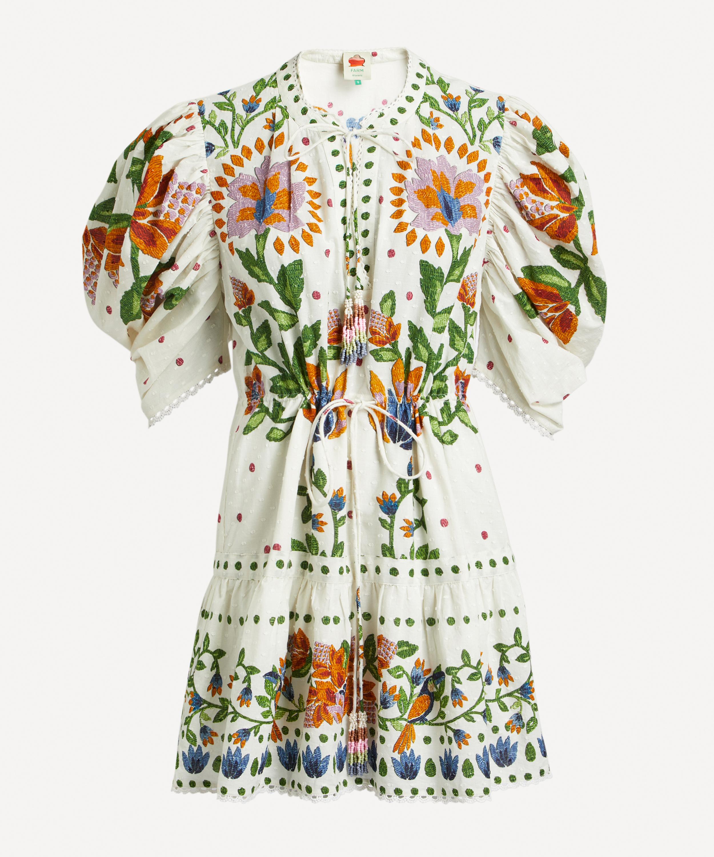 FARM Rio - Summer Garden Mini-Dress image number 0