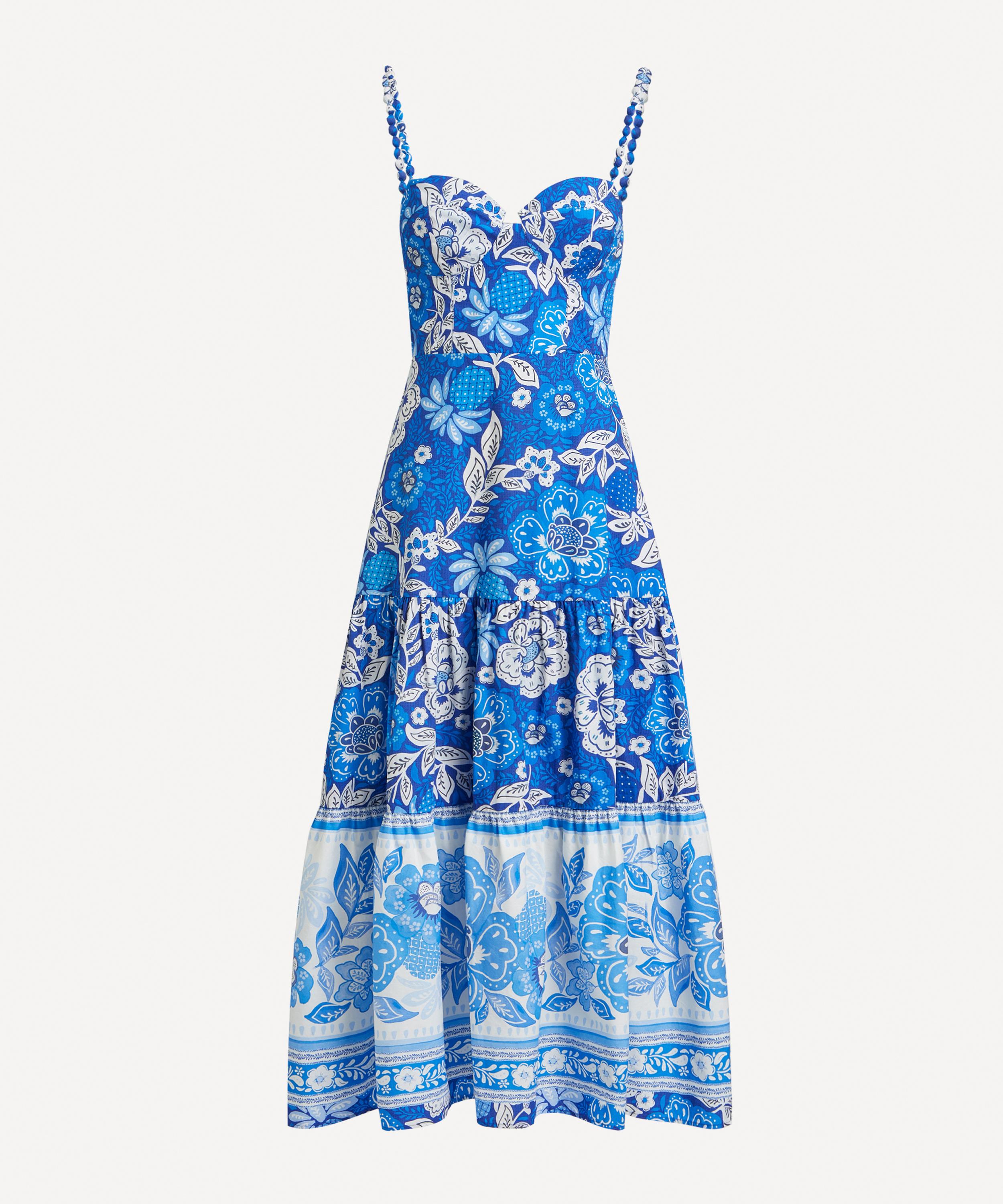 FARM Rio Full of Flowers Midi-Dress | Liberty