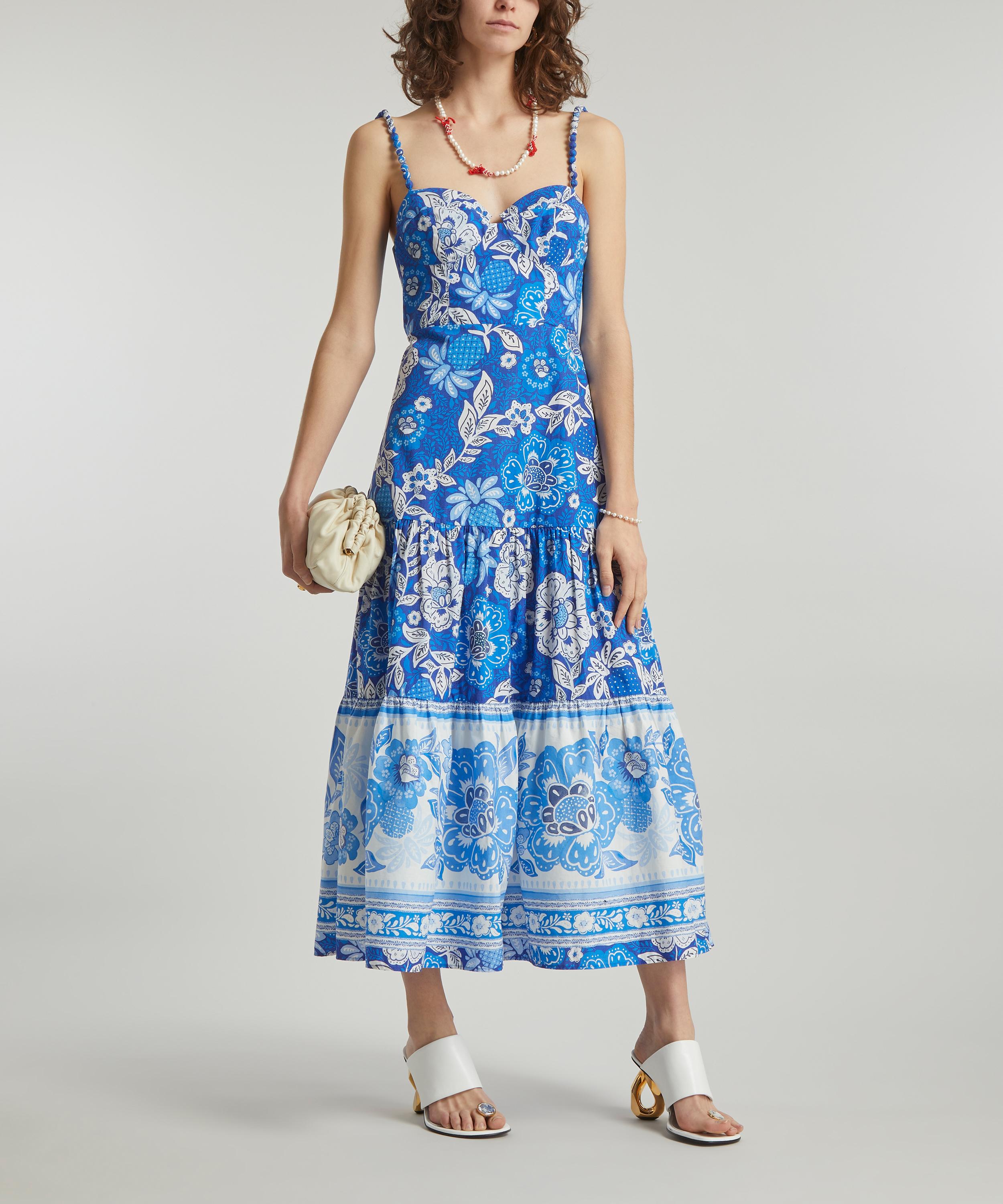 FARM Rio - Full of Flowers Midi-Dress image number 1