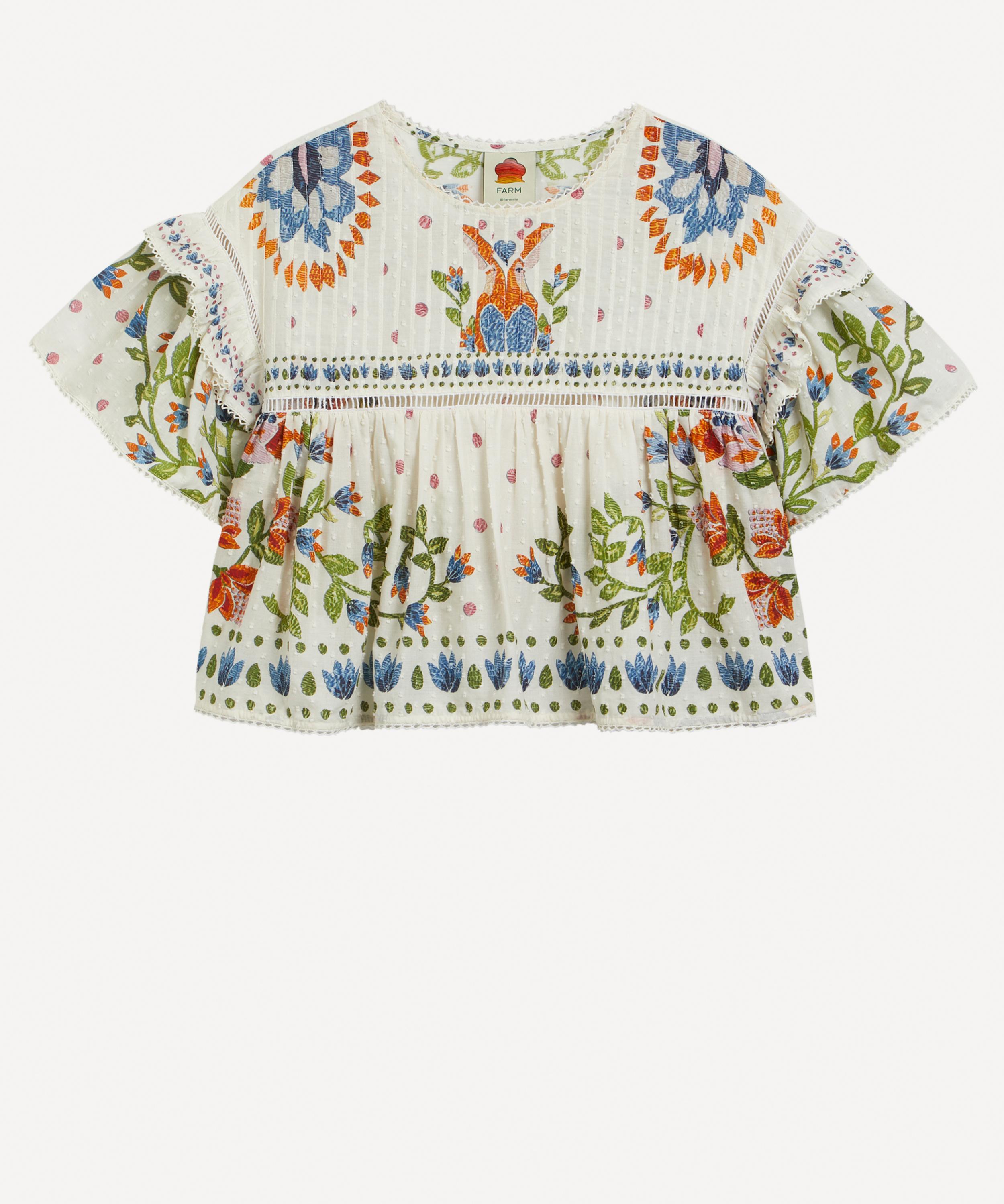 FARM Rio - Summer Garden Blouse image number 0