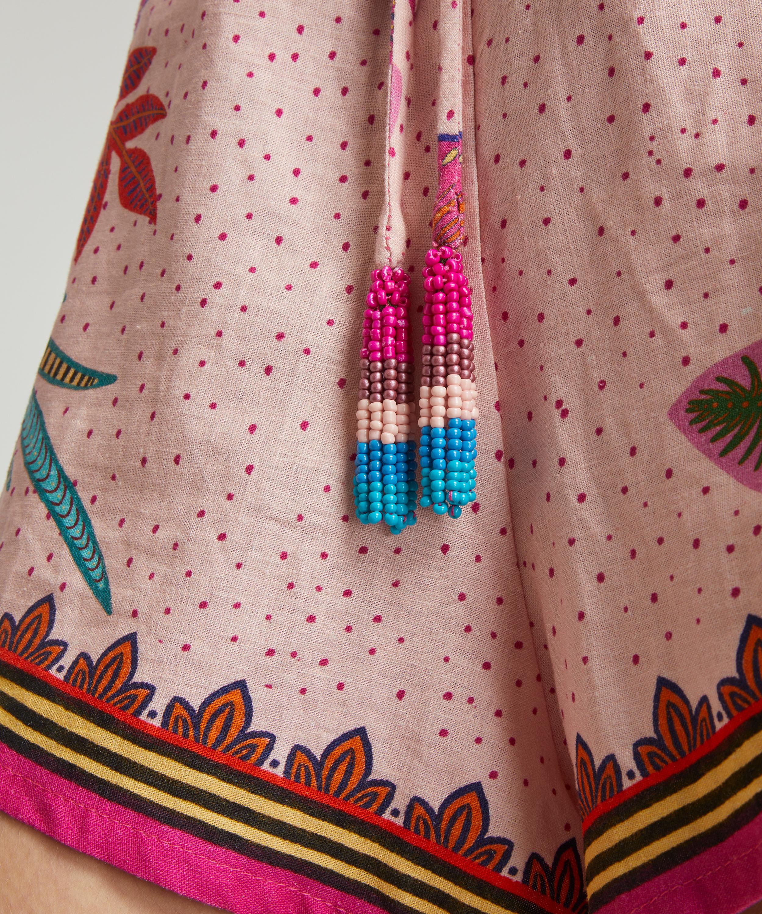 FARM Rio - Pink Macaw Scarf Shorts image number 4