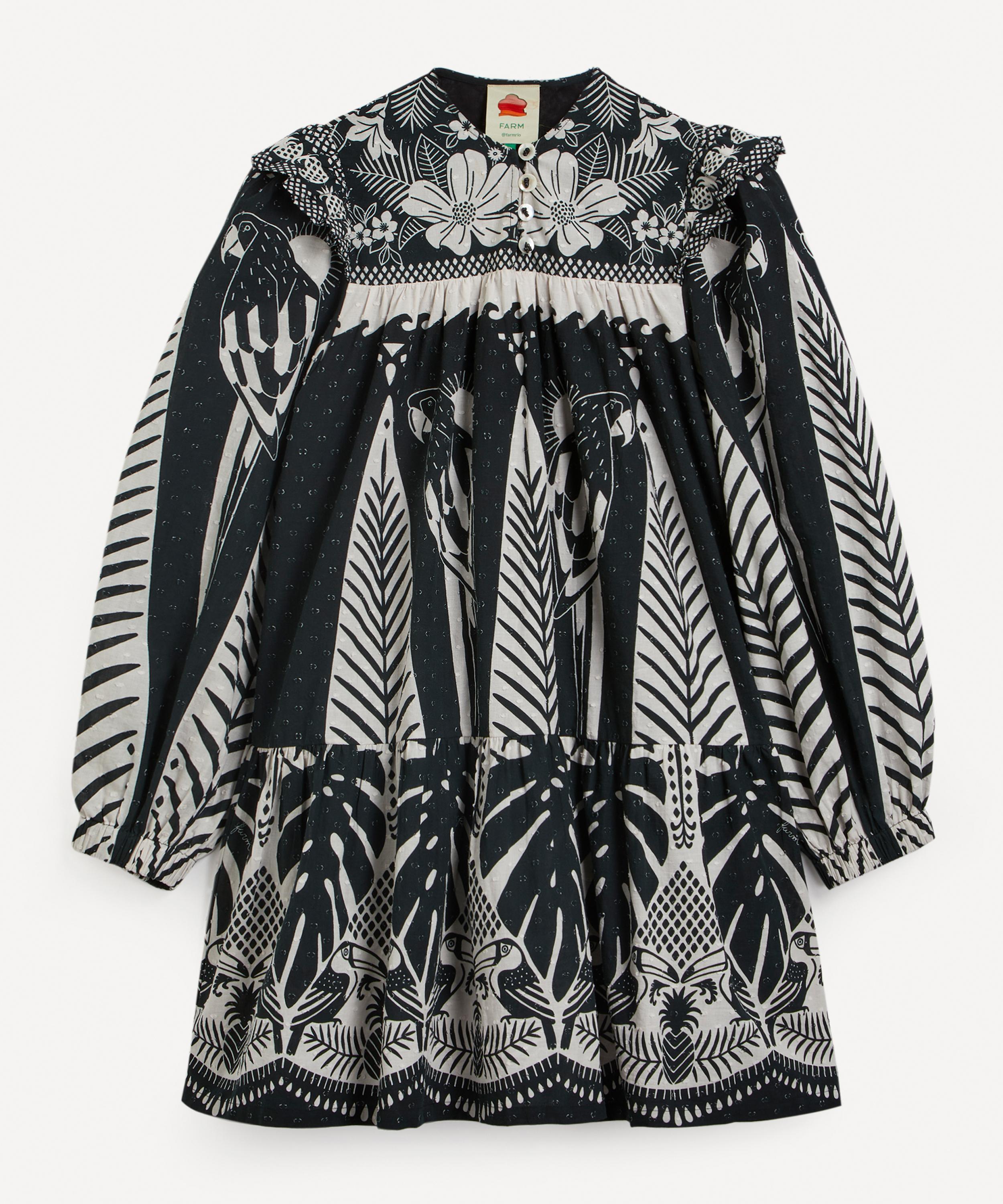 FARM Rio - Macaw Elegance Mini-Dress image number 0