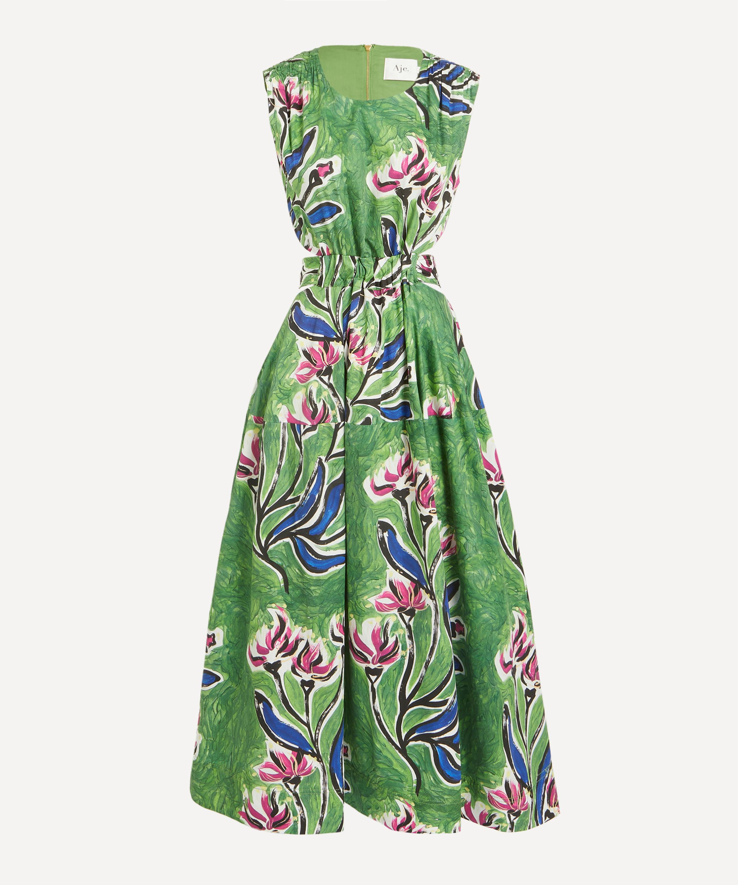 Aje - Zorina Tie Midi-Dress image number 0