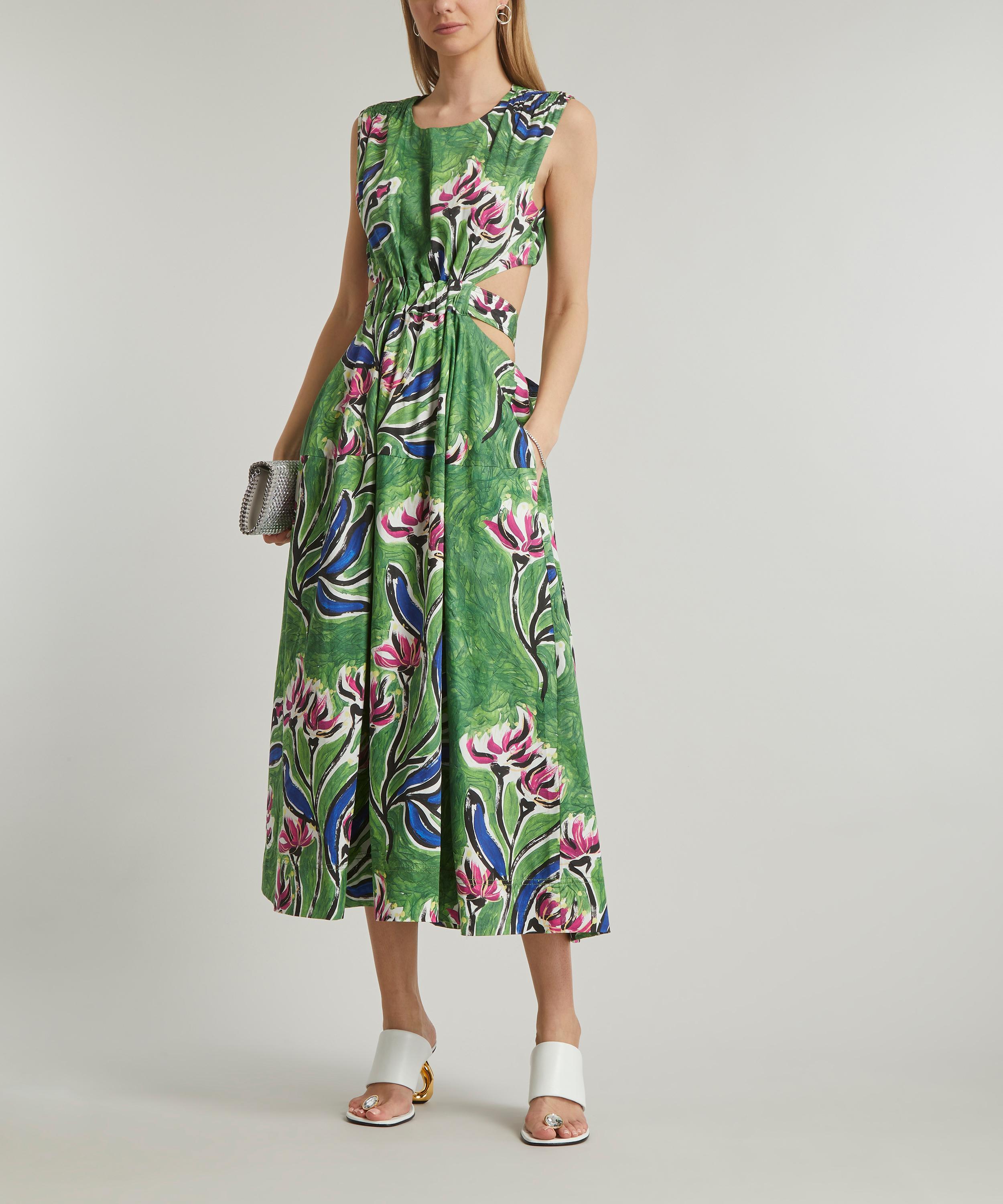 Aje - Zorina Tie Midi-Dress image number 1