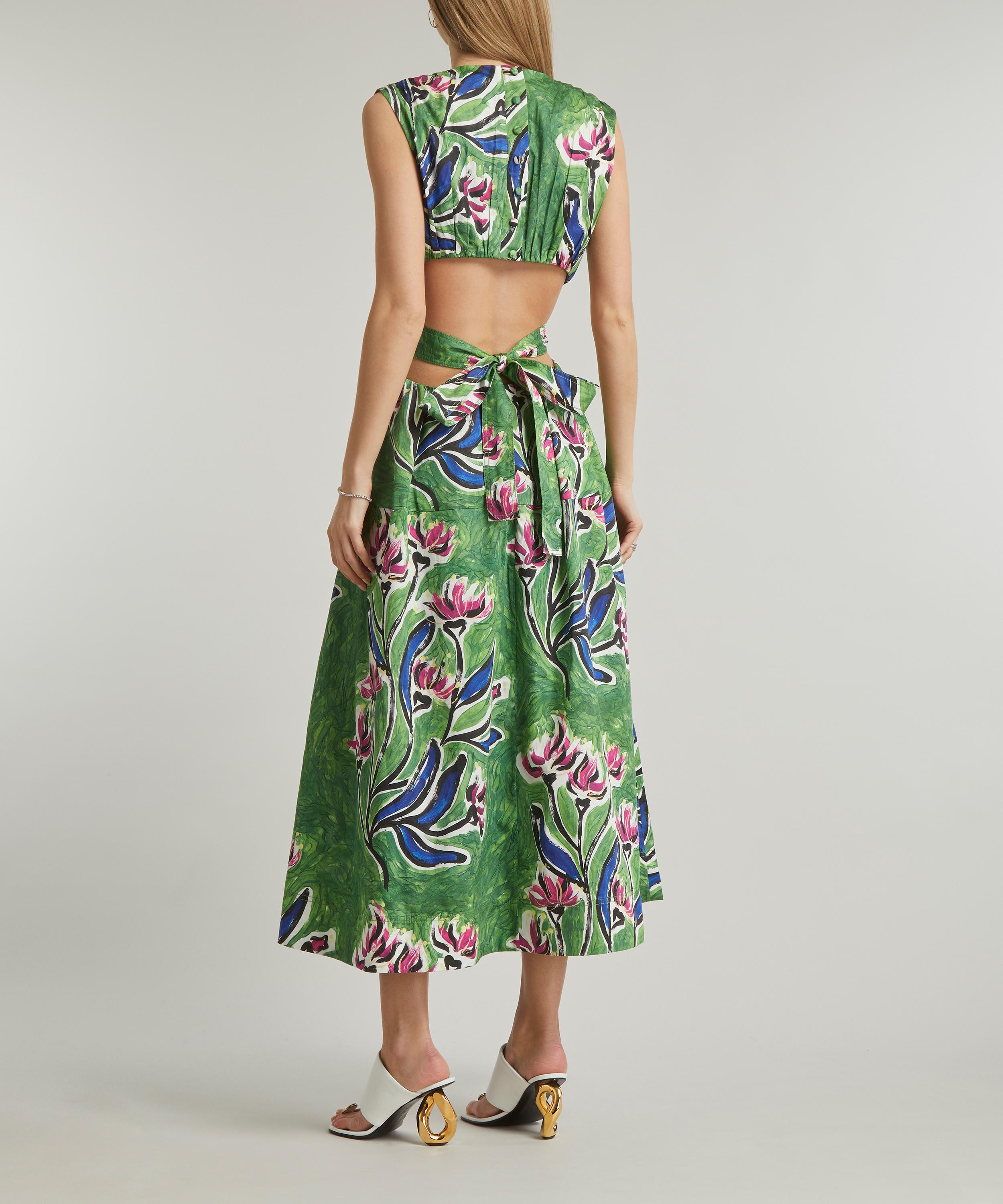 Aje - Zorina Tie Midi-Dress image number 3