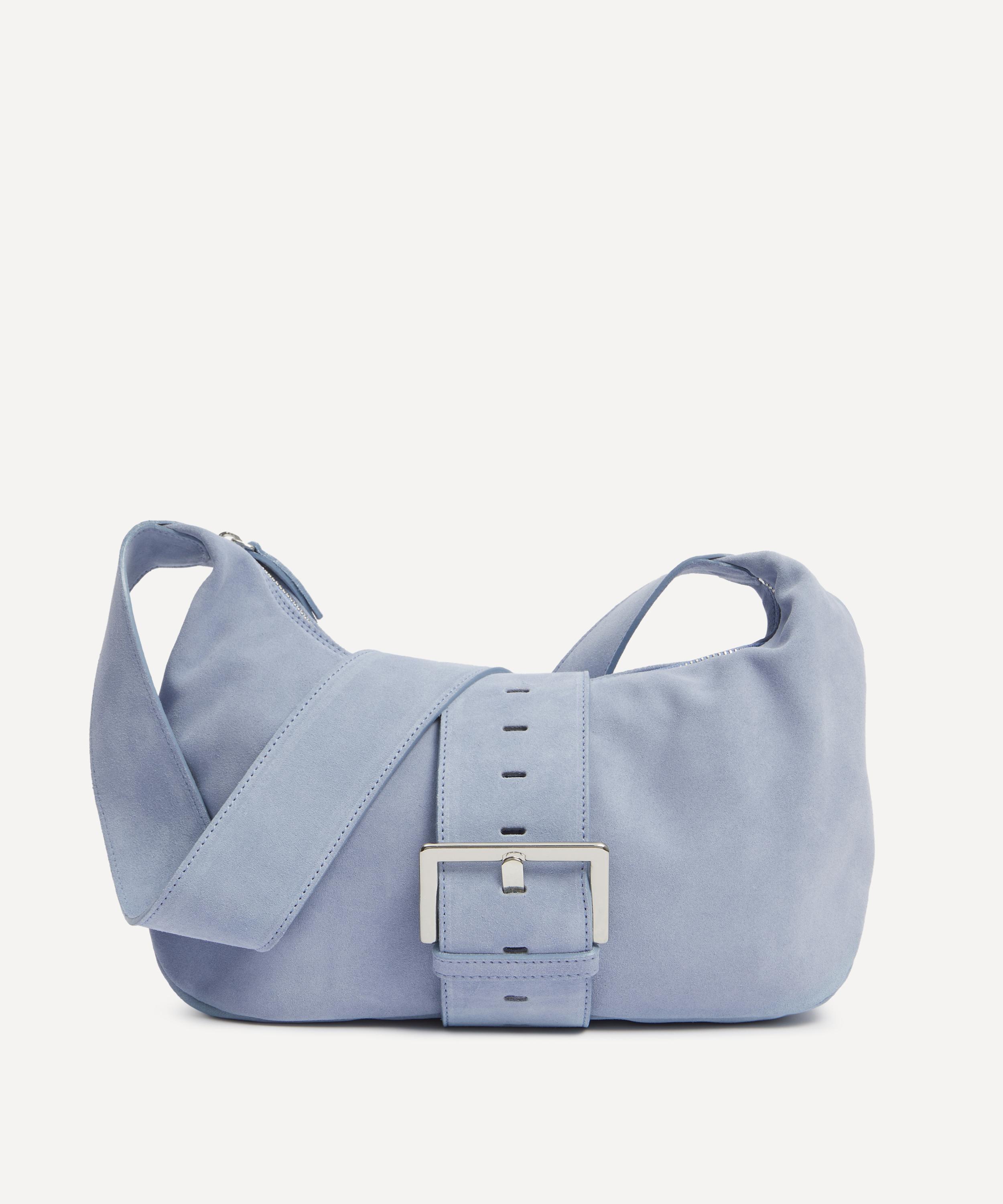 Paloma Wool - Leonora Suede Buckle Shoulder Bag image number 0