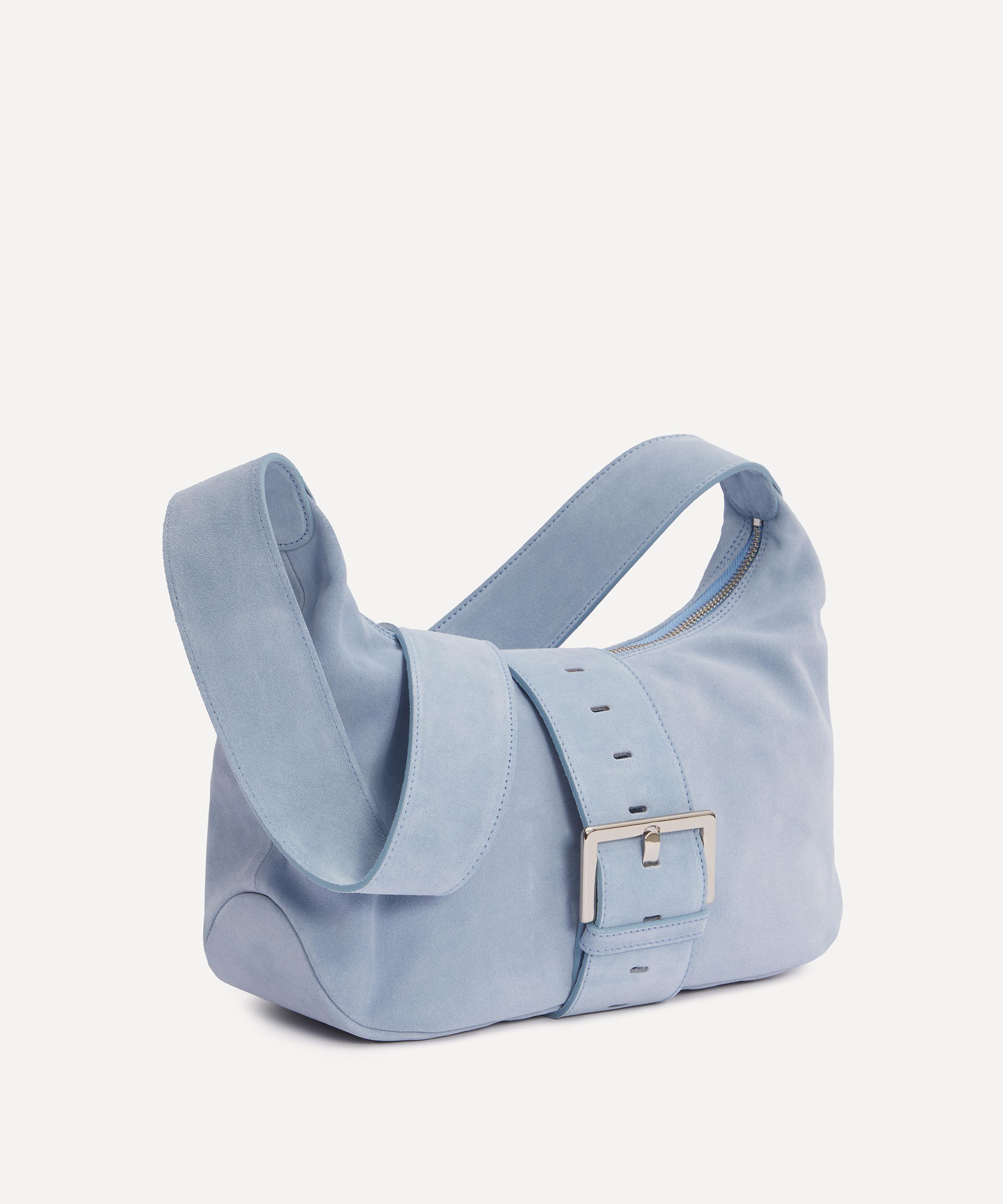 Paloma Wool - Leonora Suede Buckle Shoulder Bag image number 1