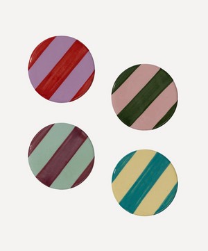 Vaisselle - Berlingot Stripe Coasters Set of 4 image number 0