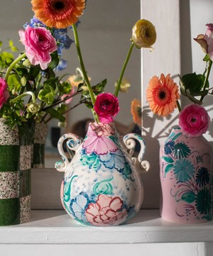 Vaisselle - Amphora Floral Watercolour Vase image number 1