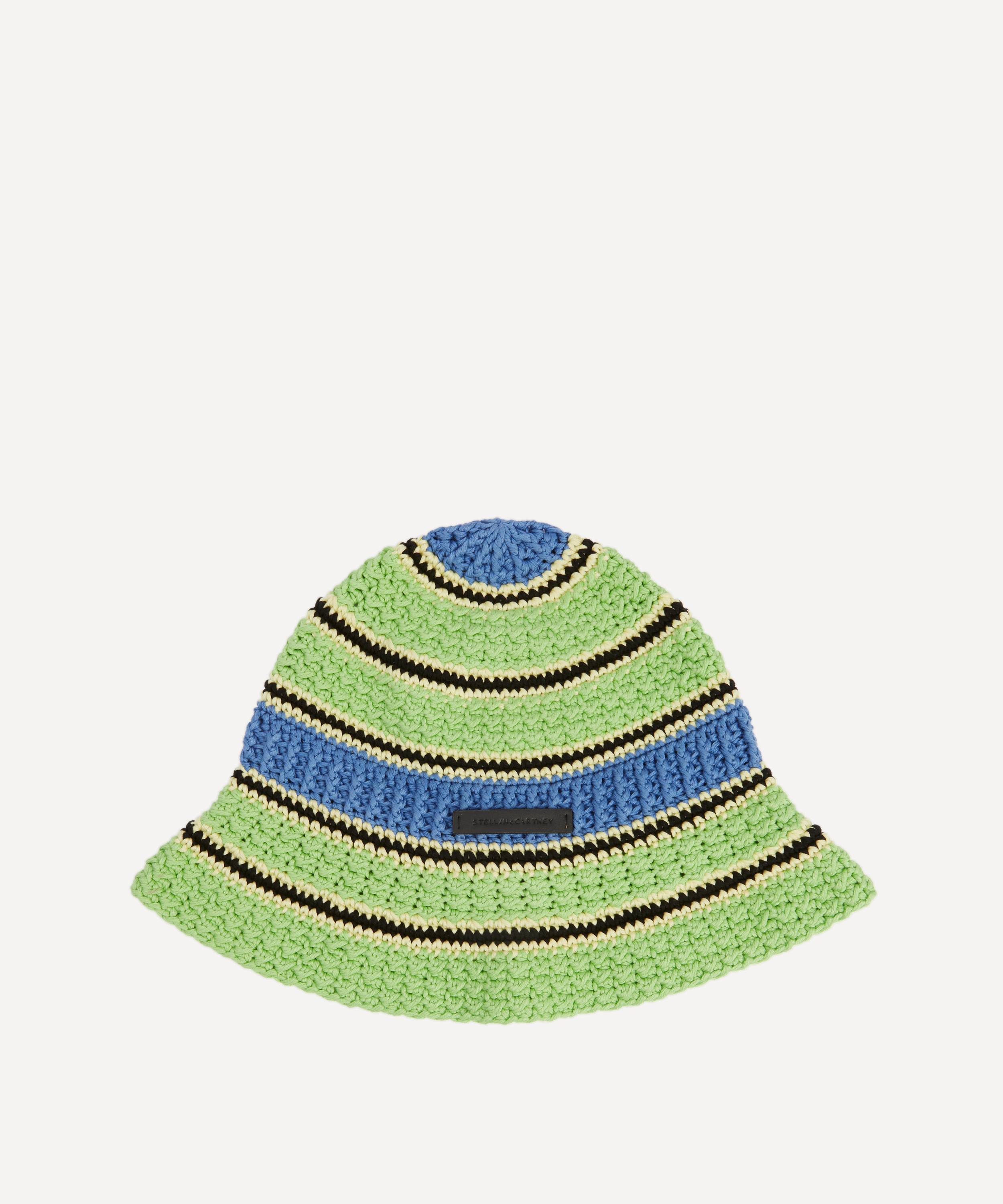 Stella McCartney - Logo Cotton Crochet Bucket Hat