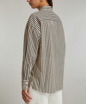 KITRI - Iona Black Stripe Shirt image number 3