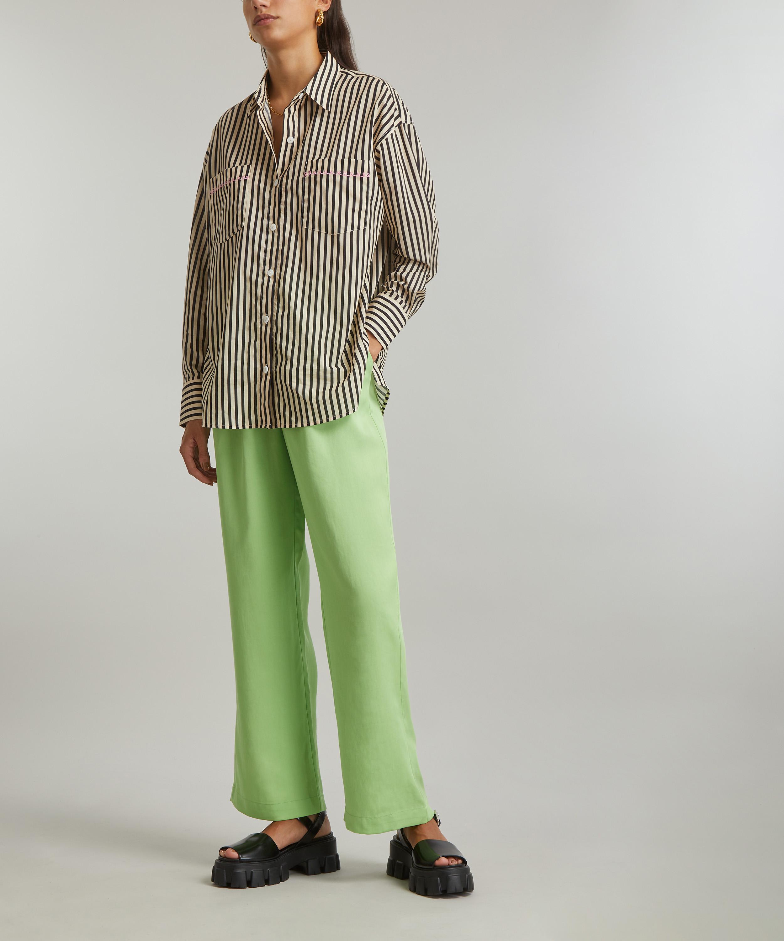 KITRI - Edith Green Wide-Leg Trousers image number 1