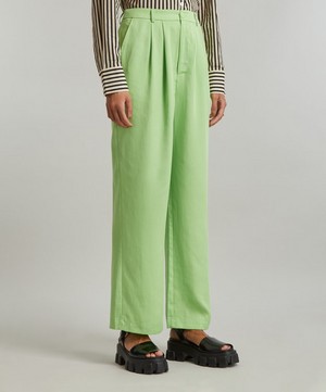 KITRI - Edith Green Wide-Leg Trousers image number 2