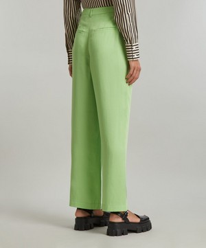 KITRI - Edith Green Wide-Leg Trousers image number 3
