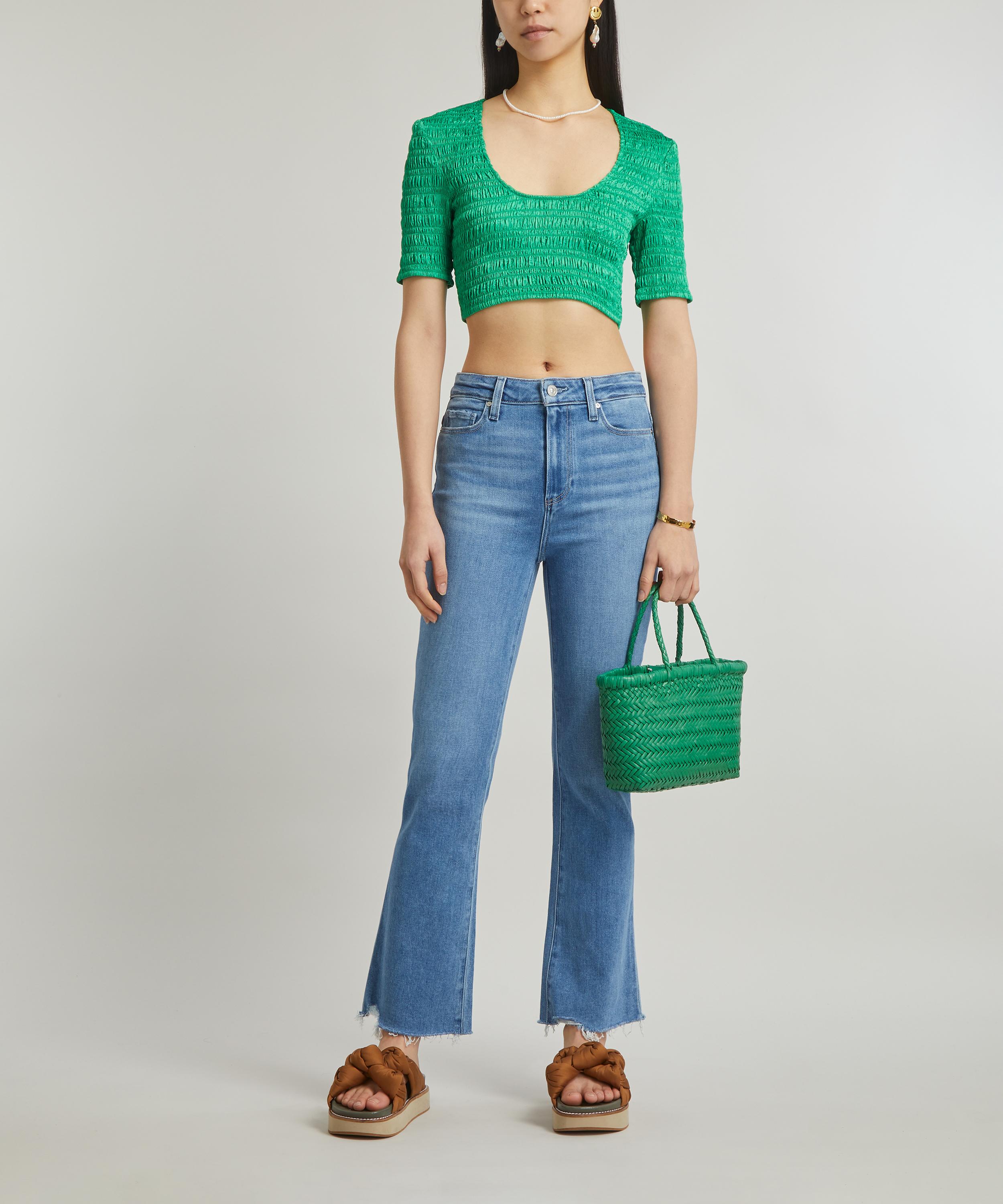 Paige - Claudine Darling High-Rise Flared Jeans image number 1