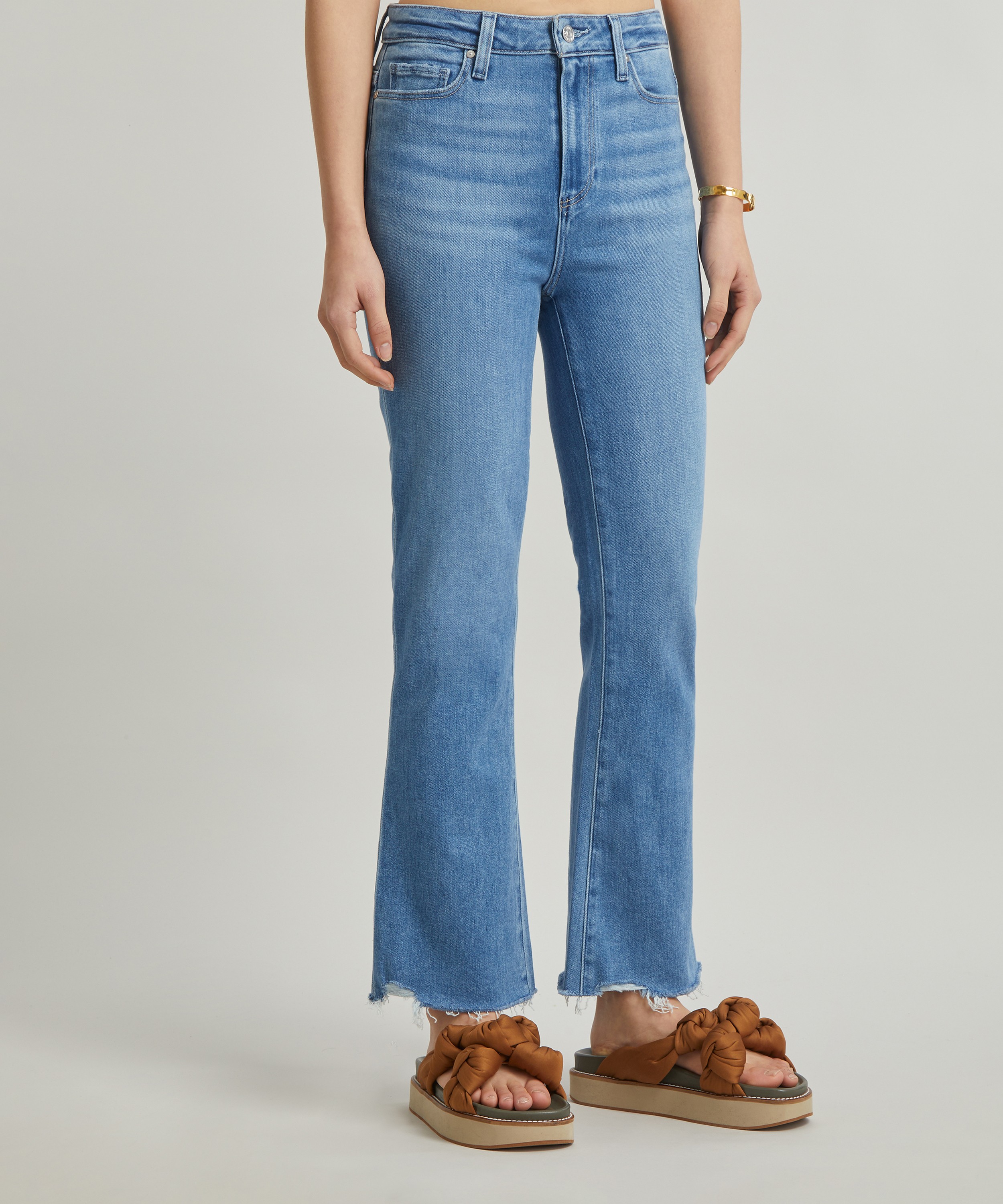 NWT Paige good Claudine High Rise Flare jeans