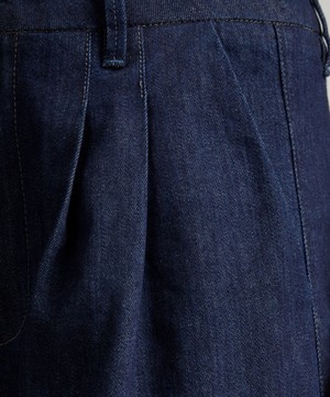 Paige - Pleated Bella Denim Trousers image number 4