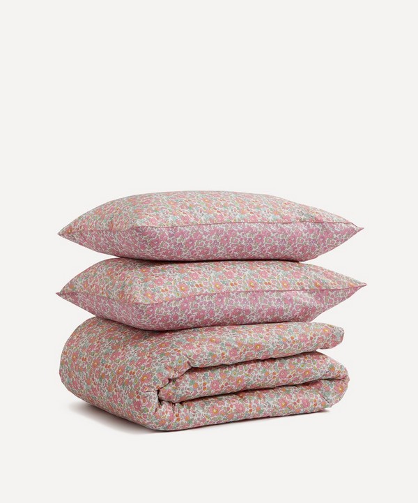 Liberty - Betsy Pink Tana Lawn™ Cotton Double Duvet Set image number null