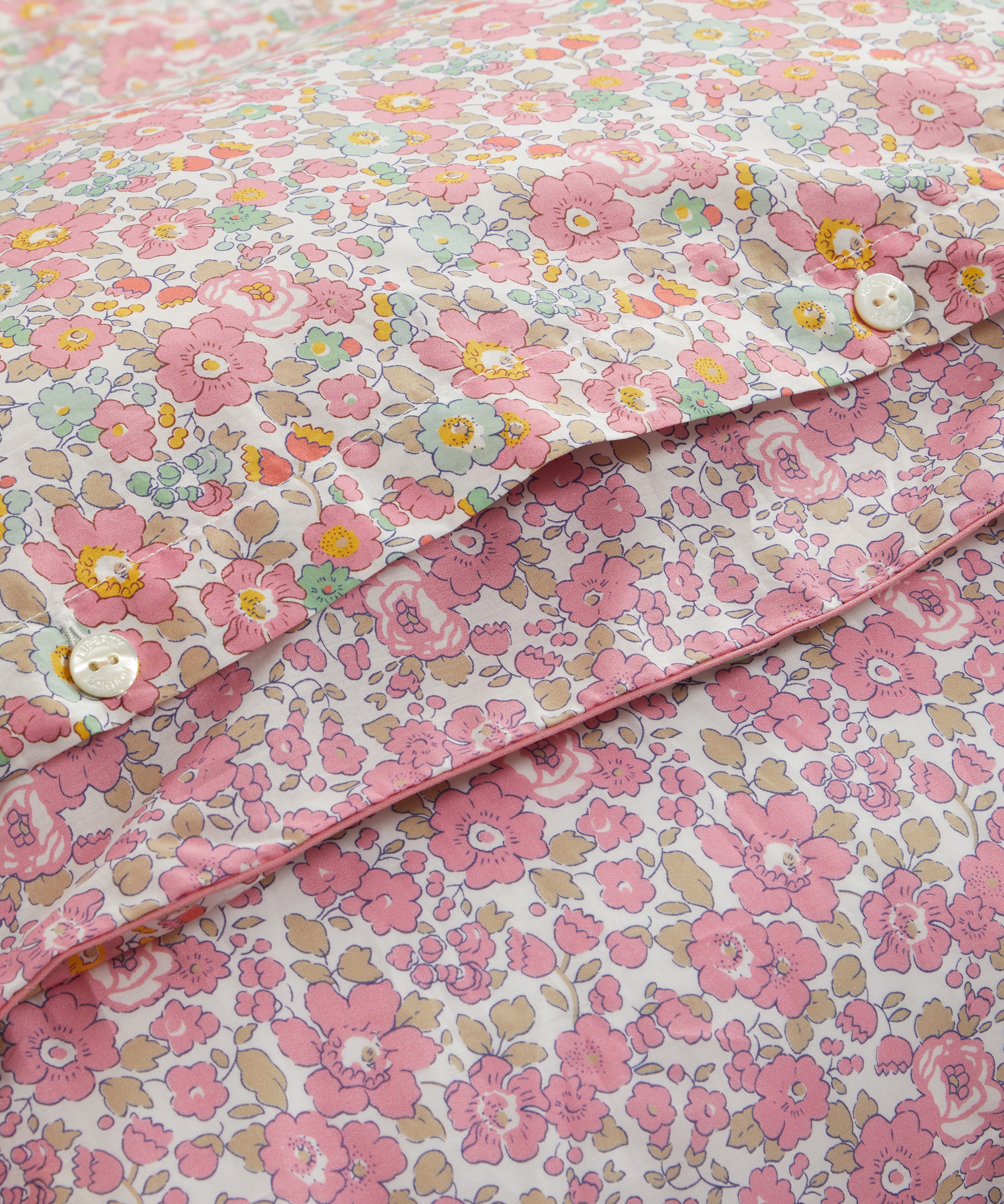 Liberty - Betsy Pink Tana Lawn™ Cotton Double Duvet Set image number 3