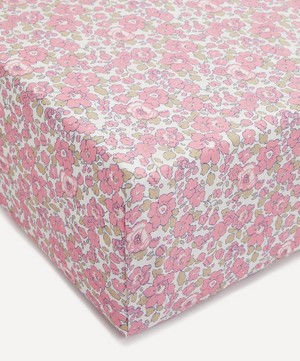 Liberty - Betsy Pink Tana Lawn™ Single Fitted Sheet image number 0