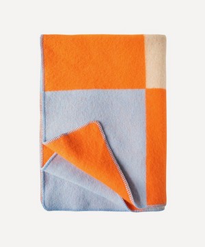 Brita Sweden - Pop Orange Wool Blanket image number 2