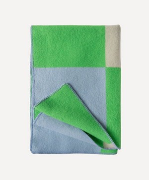 Brita Sweden - Pop Green Wool Blanket image number 2