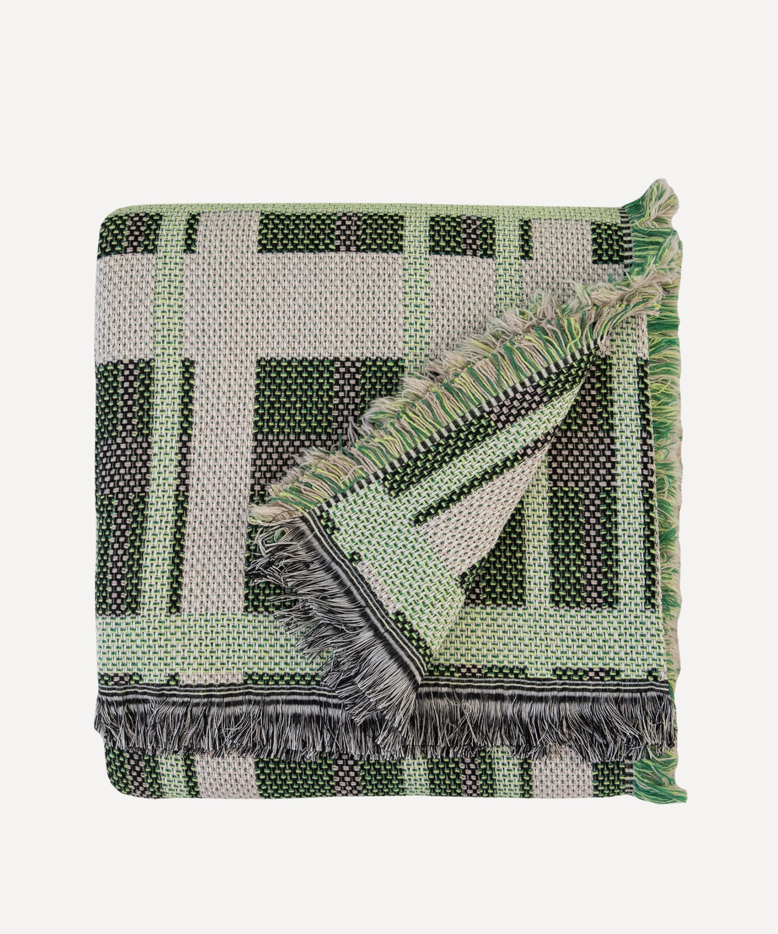 Brita Sweden - Tradition Green Cotton Blanket image number 0
