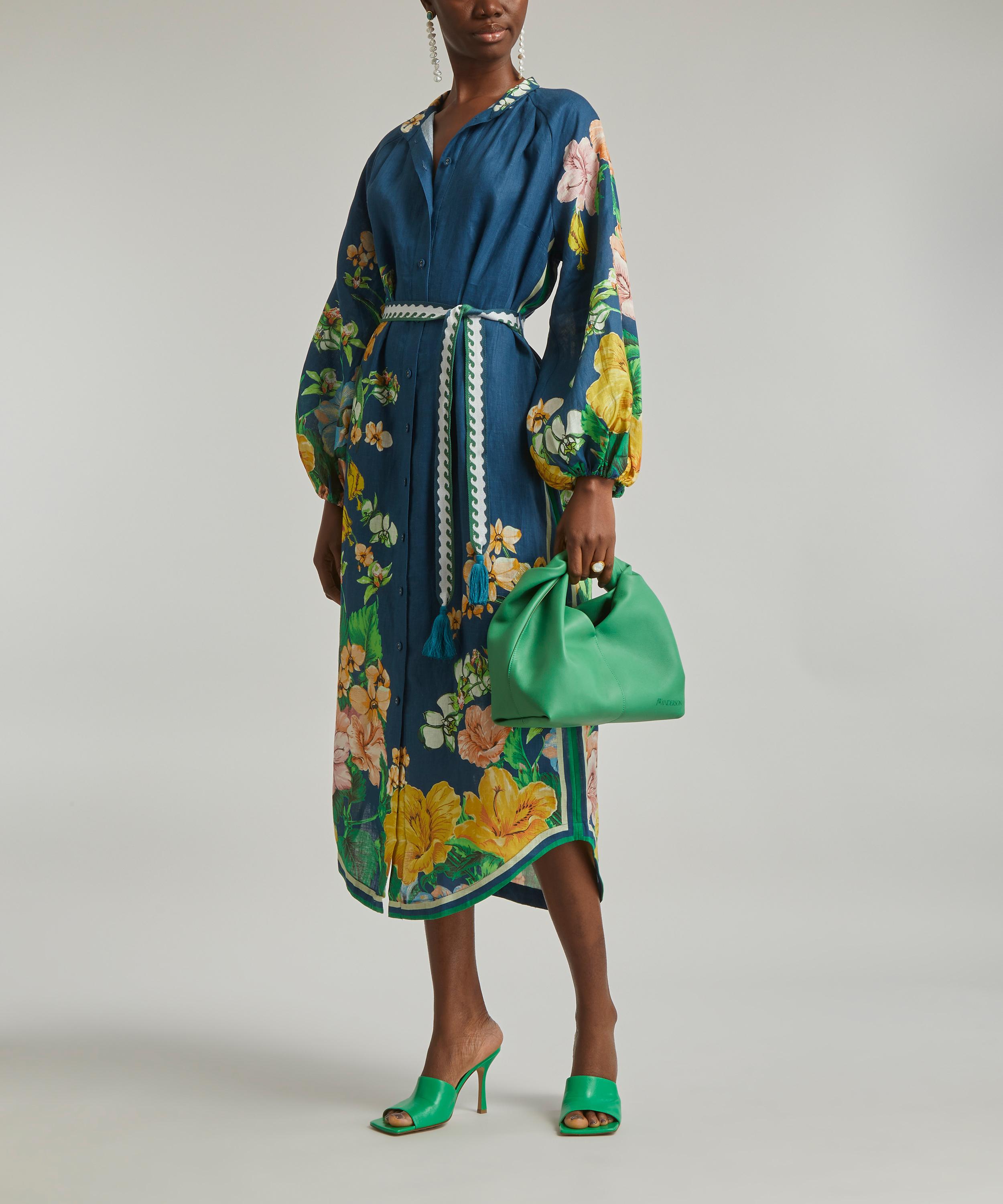 ALÉMAIS - Lyla Floral-Print Linen Shirt-Dress image number 1