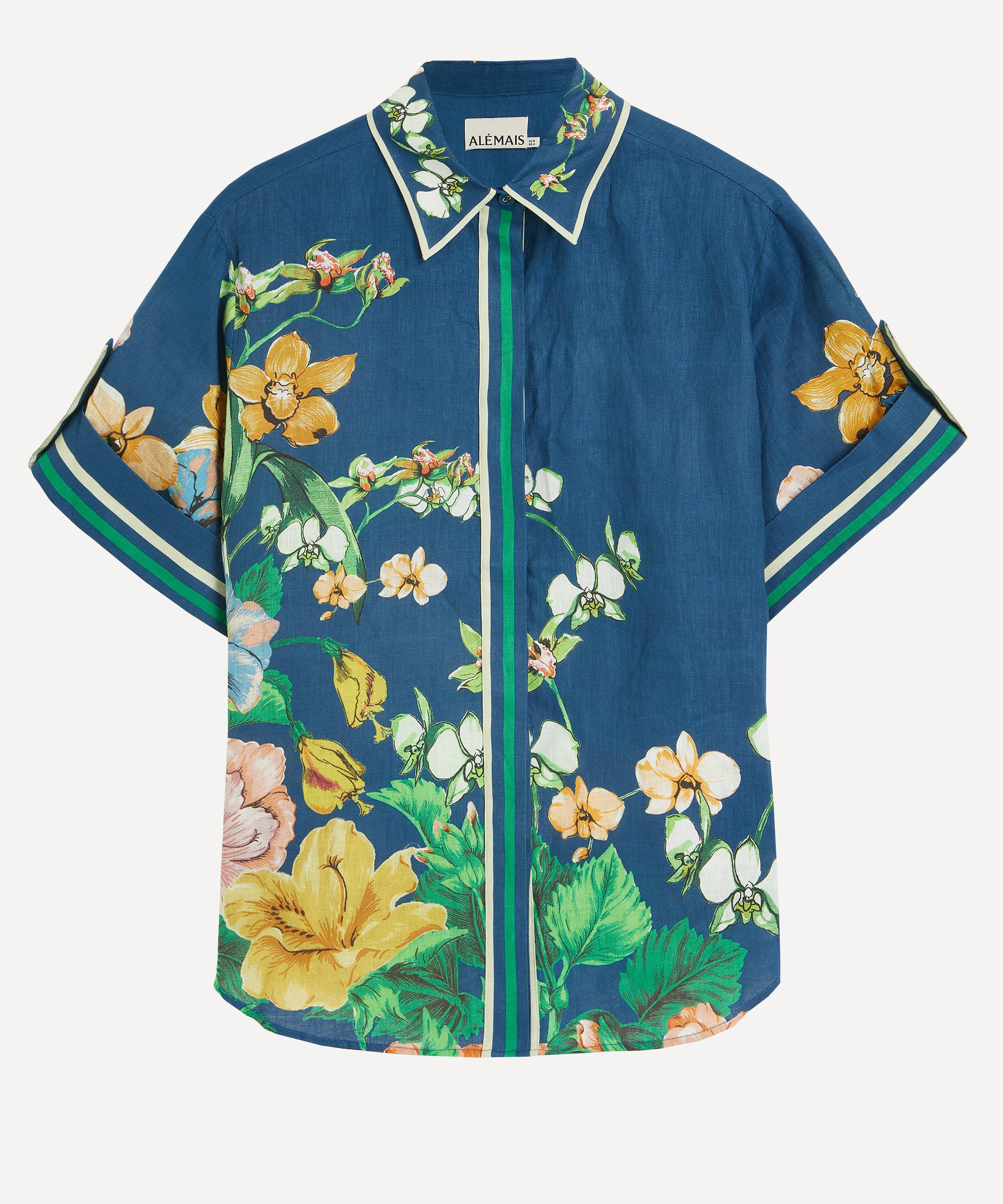 ALÉMAIS - Lyla Floral-Print Linen Shirt image number 0