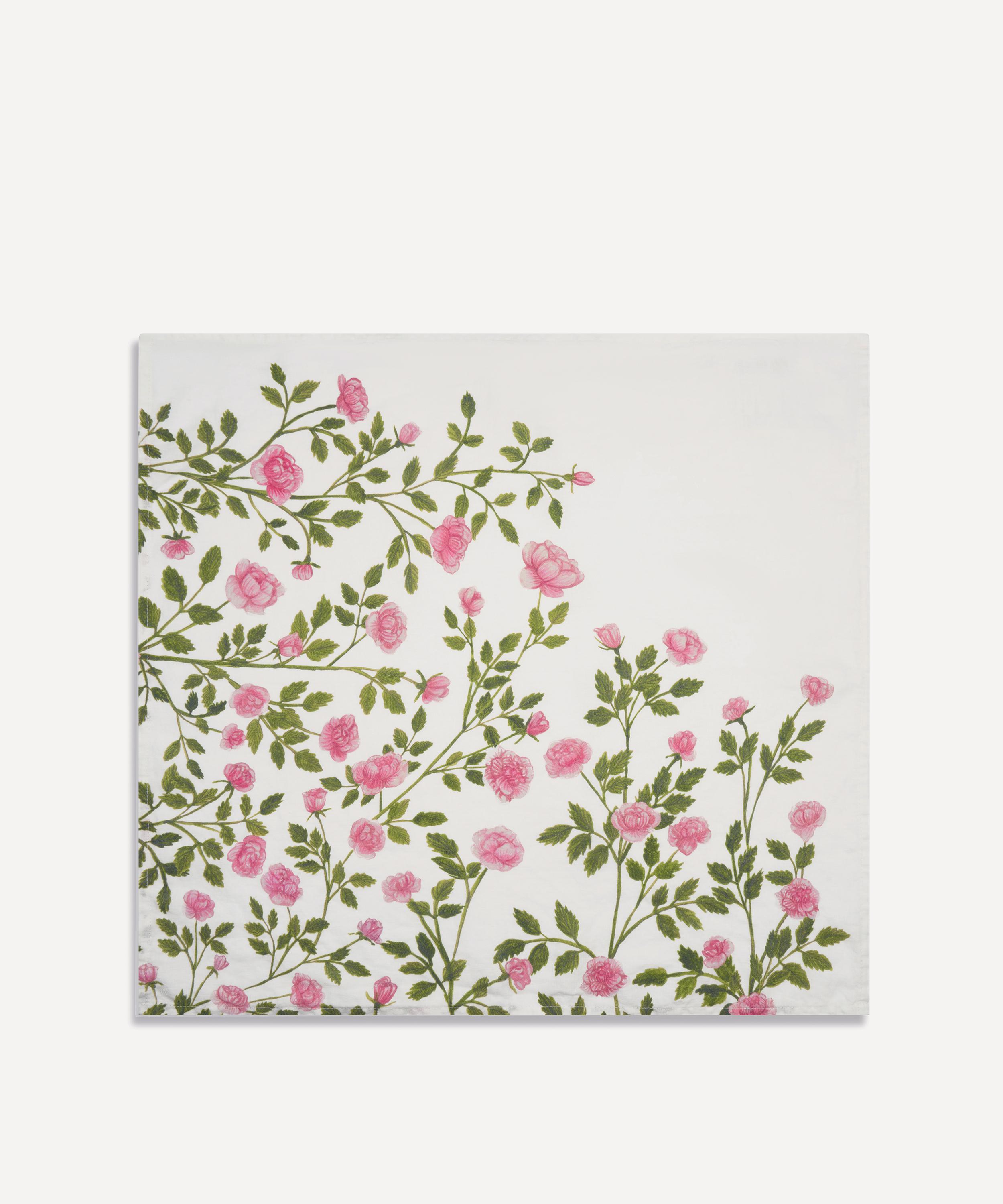 Summerill & Bishop - Le Jardin Des Roses Linen Napkins Set of Two image number 3