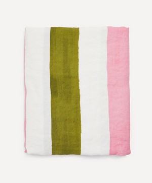 Summerill & Bishop - Stripe Linen Tablecloth image number 0