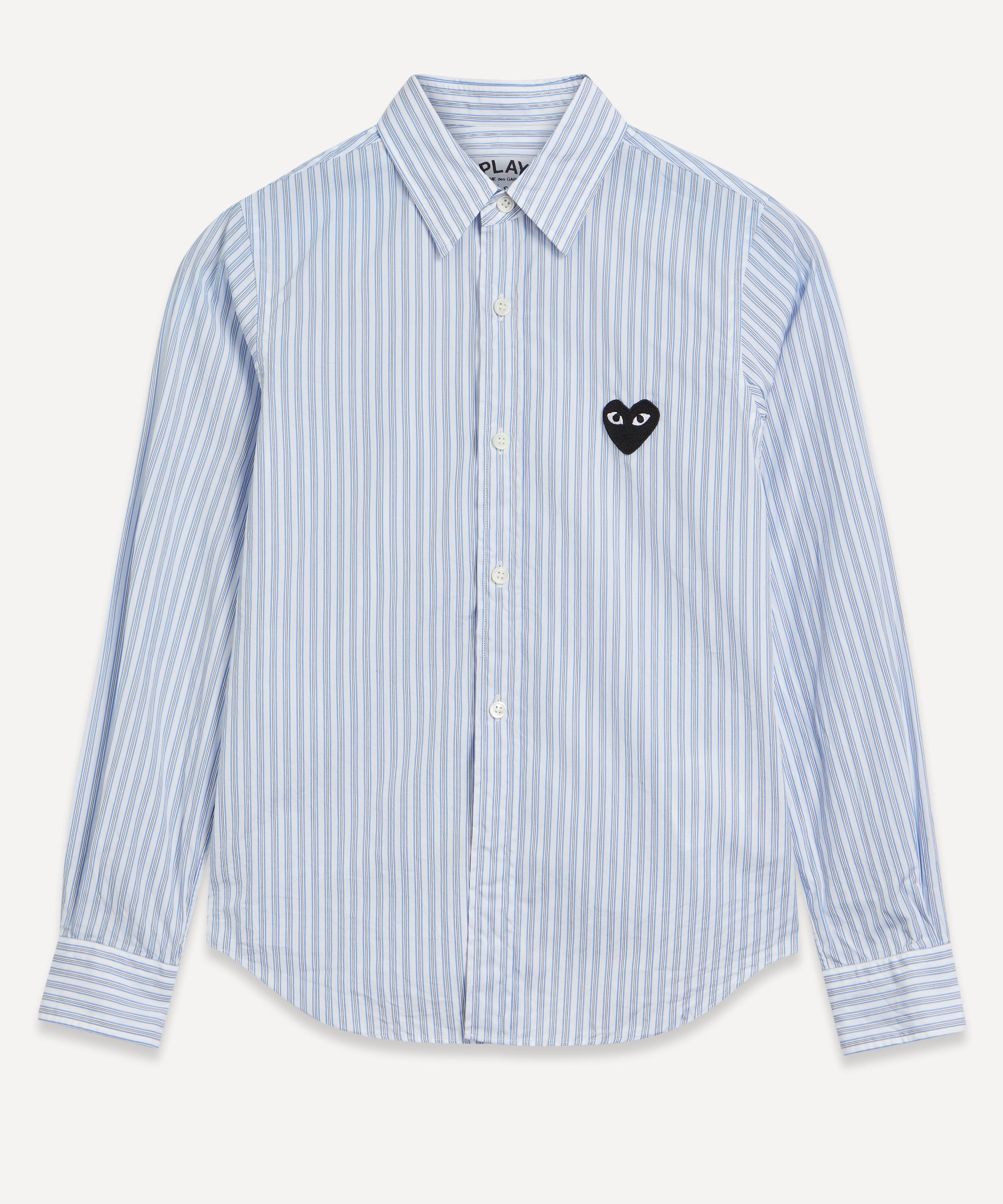 Cdg striped best sale button up