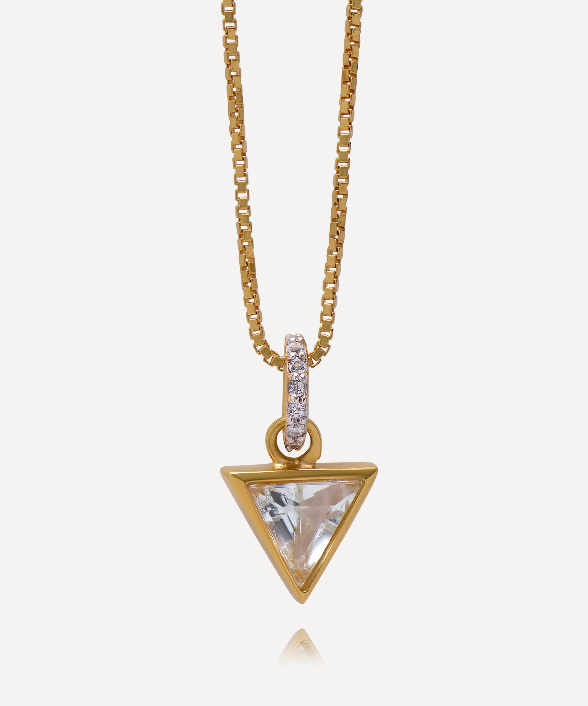 Rachel Jackson - 22ct Gold-Plated Elements Water Sign Pendant Necklace image number 0
